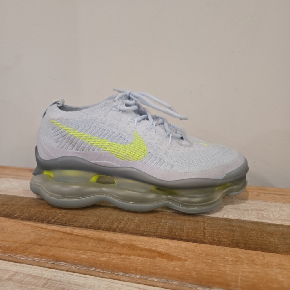 Nike Air Max Scorpion Flyknit Wmns Blue Tint Volt DJ4702-400 - Picture 2 of 12